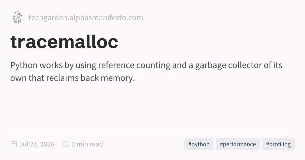 tracemalloc